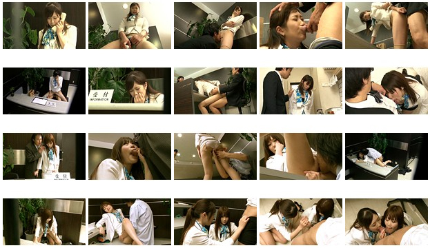 ○○企業の受付嬢をデカチ○ポでハメながら淫語接客